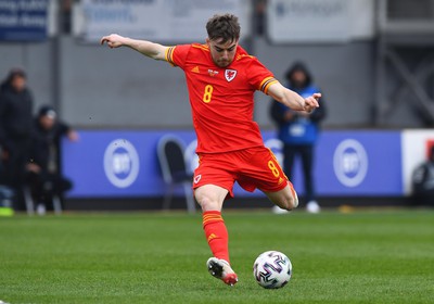 290322 - Wales U21 v Bulgaria U21 - 2023 UEFA Under 21 Euro Qualifying Round - Daniel Williams of Wales