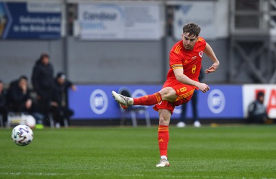 290322 - Wales U21 v Bulgaria U21 - 2023 UEFA Under 21 Euro Qualifying Round - Daniel Williams of Wales
