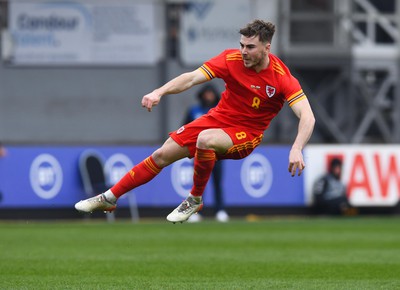 290322 - Wales U21 v Bulgaria U21 - 2023 UEFA Under 21 Euro Qualifying Round - Daniel Williams of Wales