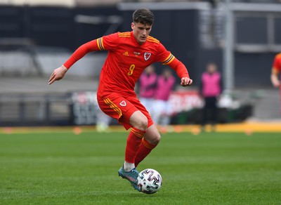 290322 - Wales U21 v Bulgaria U21 - 2023 UEFA Under 21 Euro Qualifying Round - Jack Vale of Wales