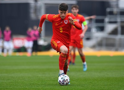 290322 - Wales U21 v Bulgaria U21 - 2023 UEFA Under 21 Euro Qualifying Round - Jack Vale of Wales