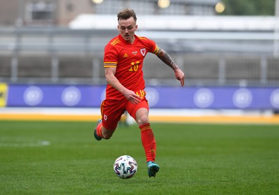 290322 - Wales U21 v Bulgaria U21 - 2023 UEFA Under 21 Euro Qualifying Round - Isaak Davies of Wales
