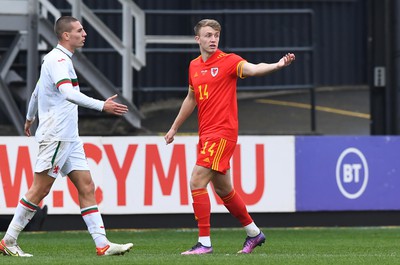 290322 - Wales U21 v Bulgaria U21 - 2023 UEFA Under 21 Euro Qualifying Round - Eli King of Wales