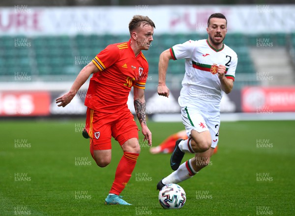 290322 - Wales U21 v Bulgaria U21 - 2023 UEFA Under 21 Euro Qualifying Round - Isaak Davies of Wales