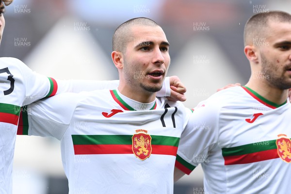 290322 - Wales U21 v Bulgaria U21 - 2023 UEFA Under 21 Euro Qualifying Round - Dimitar Tonev of Bulgaria