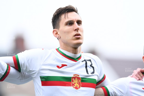 290322 - Wales U21 v Bulgaria U21 - 2023 UEFA Under 21 Euro Qualifying Round - Simeon Petrov of Bulgaria