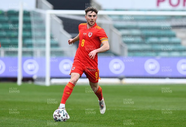 290322 - Wales U21 v Bulgaria U21 - 2023 UEFA Under 21 Euro Qualifying Round - Daniel Williams of Wales