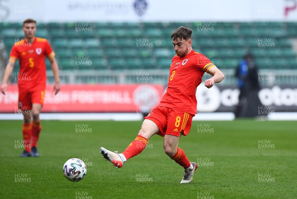 290322 - Wales U21 v Bulgaria U21 - 2023 UEFA Under 21 Euro Qualifying Round - Daniel Williams of Wales