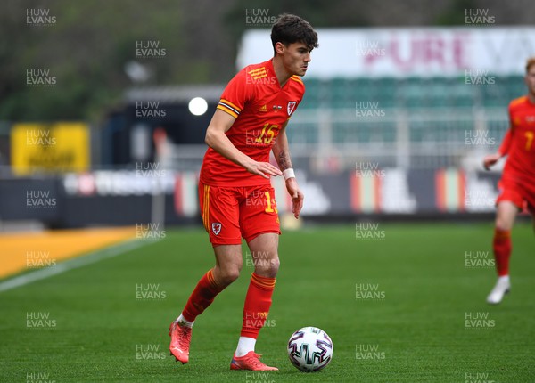 290322 - Wales U21 v Bulgaria U21 - 2023 UEFA Under 21 Euro Qualifying Round - Elliot Thorpe of Wales