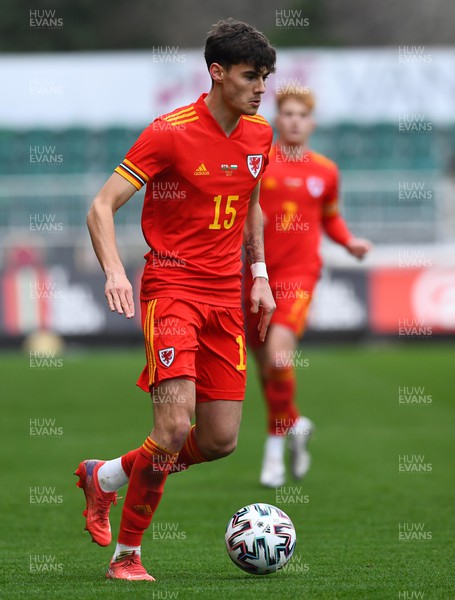 290322 - Wales U21 v Bulgaria U21 - 2023 UEFA Under 21 Euro Qualifying Round - Elliot Thorpe of Wales