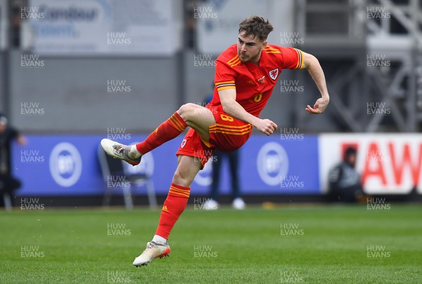 290322 - Wales U21 v Bulgaria U21 - 2023 UEFA Under 21 Euro Qualifying Round - Daniel Williams of Wales