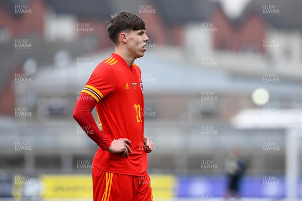 290322 - Wales U21 v Bulgaria U21 - 2023 UEFA Under 21 Euro Qualifying Round - Rhys Hughes of Wales