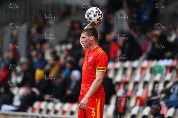 290322 - Wales U21 v Bulgaria U21 - 2023 UEFA Under 21 Euro Qualifying Round - Edward Jones of Wales