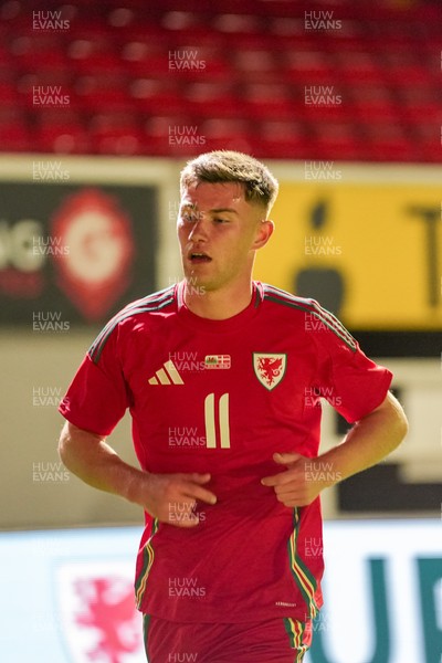 080925 - Wales U21 v Denmark U21 - 2027 UEFA U21 EURO Qualifying - Cameron Mark Congreve of Wales U-21 looks on during the match
