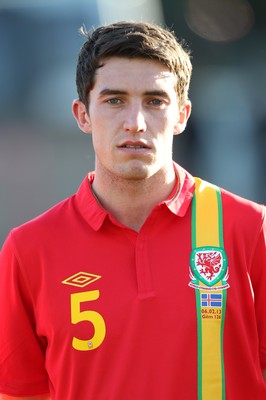 060213 - Wales v Iceland, Friendly Under 21 International, Llanelli - Wales' Joe Walsh