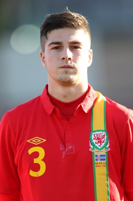 060213 - Wales v Iceland, Friendly Under 21 International, Llanelli - Wales' Kieron Freeman