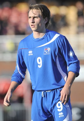060213 - Wales v Iceland - Friendly U21 International  -  Iceland's Oliver Sigurjonsson 