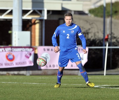 060213 - Wales v Iceland - Friendly U21 International  -  Iceland's Sverrir Ingi Ingason