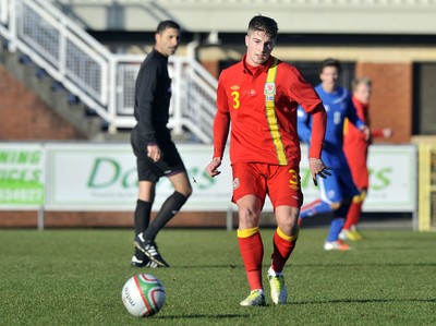 060213 - Wales v Iceland - Friendly U21 International  -  Kieron Freeman of Wales 