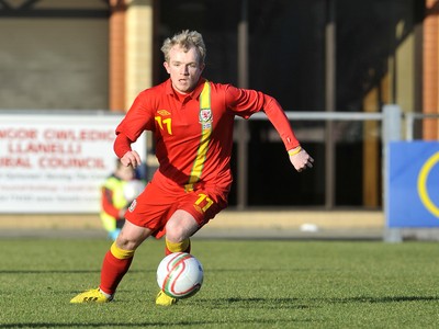 060213 - Wales v Iceland - Friendly U21 International  -  Jonathan Williams of Wales 