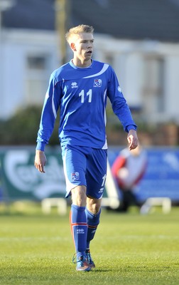 060213 - Wales v Iceland - Friendly U21 International  -  Iceland's Kristjan Gauti Emilsson