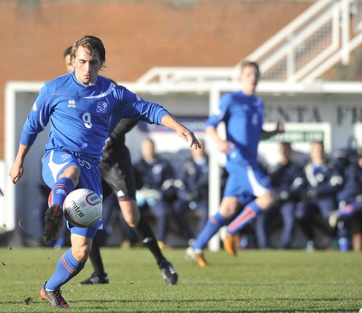 060213 - Wales v Iceland - Friendly U21 International  -  Iceland's Oliver Sigurjonsson 