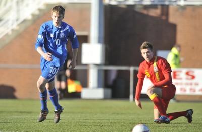 060213 - Wales v Iceland - Friendly U21 International  -  Iceland's Emil Atalson 