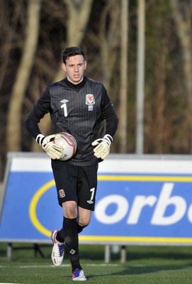 060213 - Wales v Iceland - Friendly U21 International  -  Danny Ward of Wales 