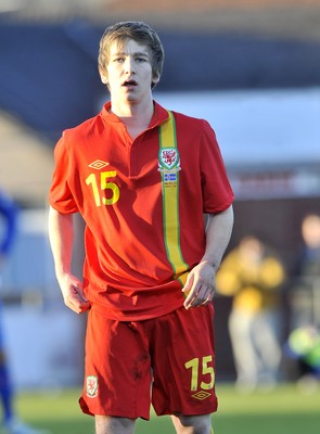 060213 - Wales v Iceland - Friendly U21 International  -  Chris Dwason of Wales 