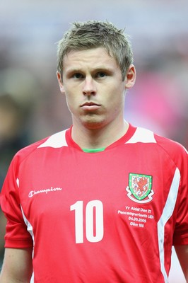 04.09.09 - Wales U21 v Italy U21, UEFA Under 21 Championship 2011 -  Wales' Simon Church   