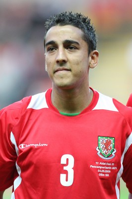 04.09.09 - Wales U21 v Italy U21, UEFA Under 21 Championship 2011 -  Wales' Neil Taylor   