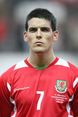 04.09.09 - Wales U21 v Italy U21, UEFA Under 21 Championship 2011 -  Wales' Mark Bradley    