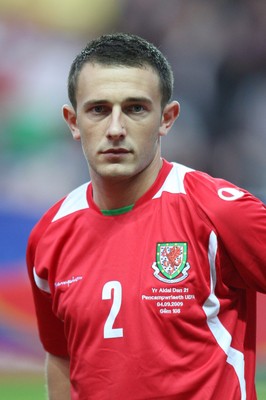 04.09.09 - Wales U21 v Italy U21, UEFA Under 21 Championship 2011 -  Wales' Neal Eardley   