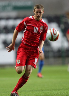04.09.09 - Wales U21 v Italy U21, UEFA Under 21 Championship 2011 -  Wales' Simon Church   