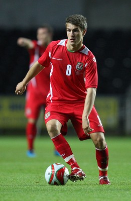 04.09.09 - Wales U21 v Italy U21, UEFA Under 21 Championship 2011 -  Wales' Aaron Ramsey   