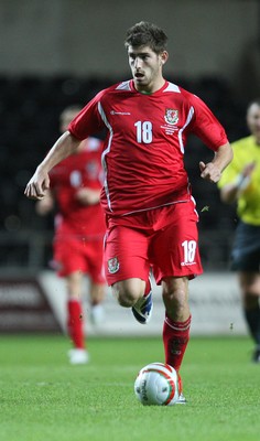 04.09.09 - Wales U21 v Italy U21, UEFA Under 21 Championship 2011 -  Wales' Ched Evans   