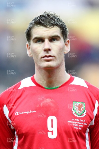 04.09.09 - Wales U21 v Italy U21, UEFA Under 21 Championship 2011 -  Wales' Sam Vokes    