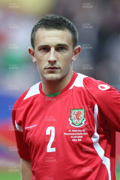 04.09.09 - Wales U21 v Italy U21, UEFA Under 21 Championship 2011 -  Wales' Neal Eardley   