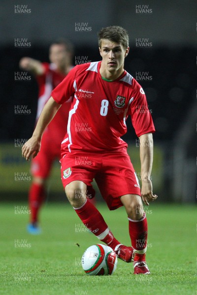 04.09.09 - Wales U21 v Italy U21, UEFA Under 21 Championship 2011 -  Wales' Aaron Ramsey   