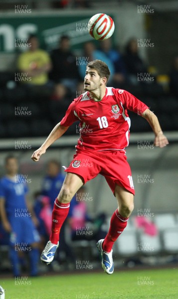 04.09.09 - Wales U21 v Italy U21, UEFA Under 21 Championship 2011 -  Wales' Ched Evans   