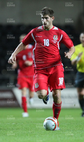 04.09.09 - Wales U21 v Italy U21, UEFA Under 21 Championship 2011 -  Wales' Ched Evans   