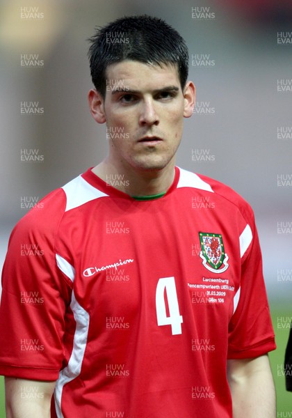 31.03.09 - Wales U21v Luxembourg U21, UEFA Under 21 Championship 2011, Llanelli -  Wales' Mark Bradley  