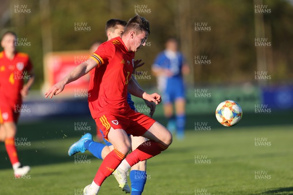 040621 - Wales U21 v Moldova U21, UEFA U21 EURO 2023 Qualifying Match - Edward Jones of Wales and Valeriu Gaiu of Moldova