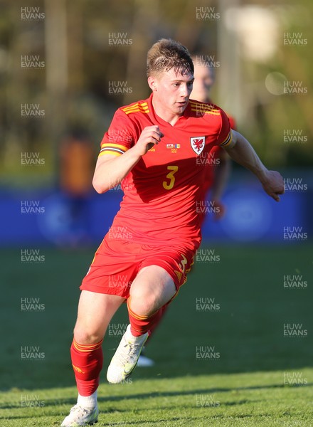 040621 - Wales U21 v Moldova U21, UEFA U21 EURO 2023 Qualifying Match - Edward Jones of Wales