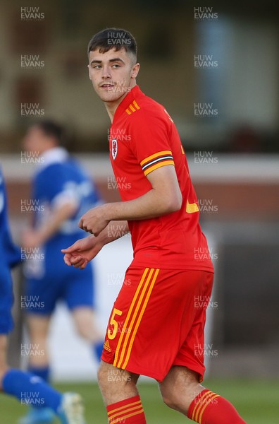 040621 - Wales U21 v Moldova U21, UEFA U21 EURO 2023 Qualifying Match - Lewis Collins of Wales