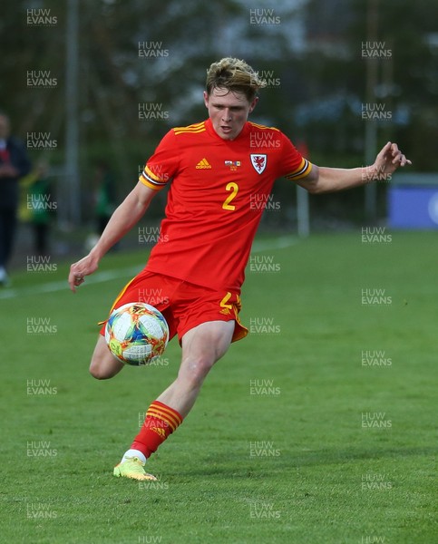 040621 - Wales U21 v Moldova U21, UEFA U21 EURO 2023 Qualifying Match - Finley Stevens of Wales