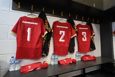 100526 - Wales U21 Women v Ireland U21 Women - Six Nations Women's U21 Series - A general view of the dressing room ahead of the match