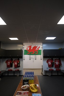 100526 - Wales U21 Women v Ireland U21 Women - Six Nations Women's U21 Series - A general view of the dressing room ahead of the match