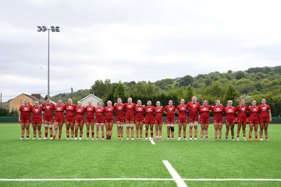 100526 - Wales U21 Women v Ireland U21 Women - Six Nations Women's U21 Series - Wales anthem