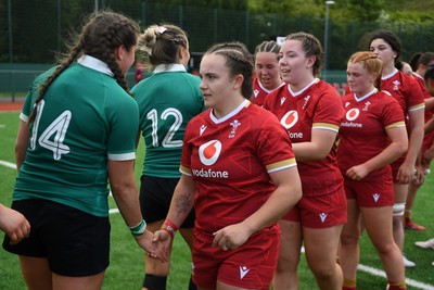 100526 - Wales U21 Women v Ireland U21 Women - Six Nations Women's U21 Series - Wales players at full time
